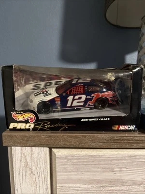 NASCAR DIECAST 1:24 HOT WHEELS #12 JEREMY MAYFIELD MOBIL 1  - Image 1 of 2