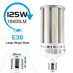 LED Corn Light E39 Large Base 125W 100-277VAC Warehouse Garage Street Area Light - Picture 1 of 12