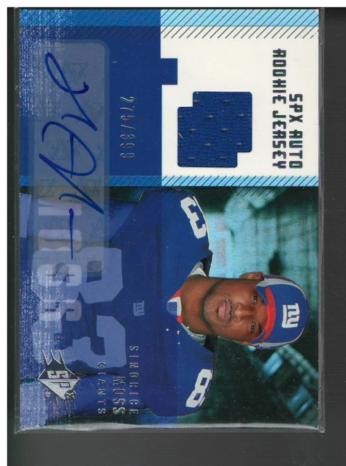 A2087- 2006 SPx #185 Sinorice Moss RC Auto Jersey /399 - NM-MT - Image 1 of 1