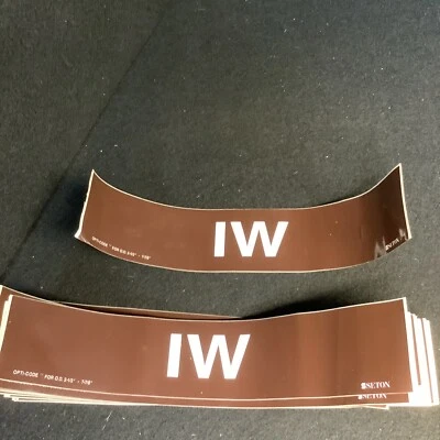 Lot Of 24 Seton OPTI-CODE “IW” Markers Brown (ST1202) - Image 1 of 2