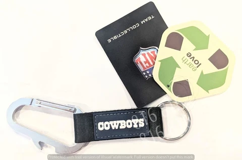 Dallas Cowboys Keychain Carabiner & Bottle Opener, NFL Licensed Cover