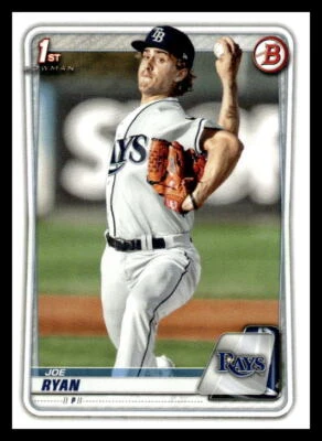 2020 Bowman Joe Ryan #BP-117 Tampa Bay Rays Baseball Card - Image 1 of 2