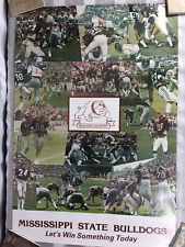 Vintage Mississippi State Bulldogs 1978 Bulldog Country Football Poster 28x19 