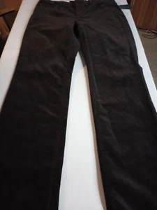 Ralph Lauren schwarz Stretch Cord klassische gerade schlankmachende Passform Hose 10 - Bild 1 von 8