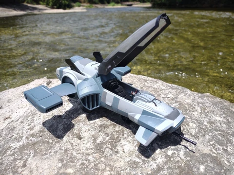 Custom Star Wars The Mandalorian Rebels Resistance Clone Wars Ship 3.75 inch Cover