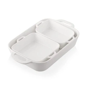 Ensemble de plats de cuisson rectangulaires en céramique pour cuisine gâteau ... - Picture 1 of 6