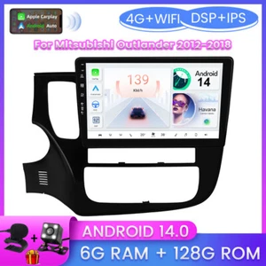 6+128GB CarPlay Android 14 Car Stereo Radio GPS For Mitsubishi Outlander 2012-18 - Bild 1 von 20