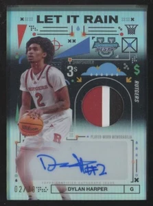 Dylan Harper 2024-25 Bowman U Best Basketball Let It Rain Auto /10 3 COLOR PATCH - Picture 1 of 2