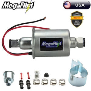 Universal Electric Fuel Pump 12V Inline Diesel Gas 5-9 PSI Low Pressure E8012S - Picture 1 of 10