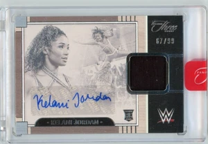 2024 Panini Three Count WWE Prime Memorabilia Auto Kelani Jordan RC /99 - Picture 1 of 2