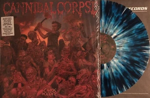 Cannibal Corpse "Chaos Horrific" Gatefold turquoise & white splatter vinyl LP - Bild 1 von 1