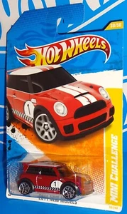Hot Wheels 2011 New Models #30 Mini Challenge Mtflk Dark Red w/ Y5s - Picture 1 of 2