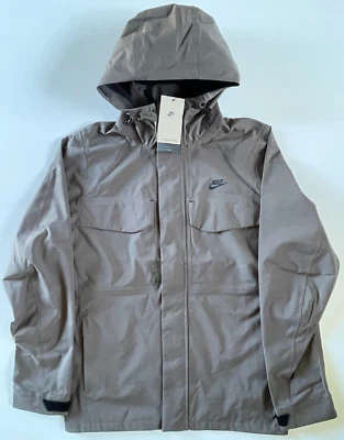 Nike Mens Sportswear Storm-FIT ADV M65 Shell Jacket Brown DD6872-004 Size Small - Image 1 of 4