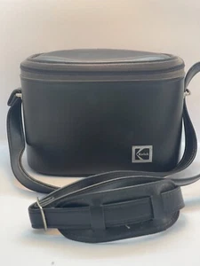 Bolso de hombro vintage Kodak de cuero con cuerpo duro para cámara/lente - Imagen 1 de 10