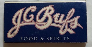 J.C. Bufs Food & Spirits El Paso, Texas. Scatola fiammiferi (D1) - Foto 1 di 3