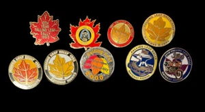 Motorcycle pins Lot Of 9 Biker Collectible Vest Hat Decor 80s 90s 2000s - Picture 1 of 9