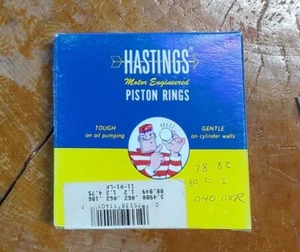 NEW! Hastings V-Twin Motorcycle .040 Piston Rings 1340 Shovel BT '78-83 6127 - Picture 1 of 4
