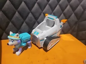 Paw Patrol Everest Rescue Snowmobile Toy Vehicle Figure Everest Vehicle - Picture 1 of 17