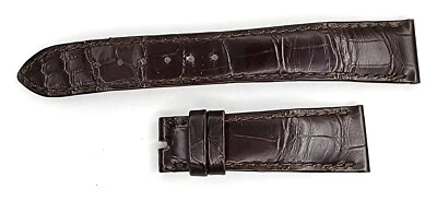 Authentic Patek Philippe Geneve Brown Leather Watch Strap 20/16mm 63+123mm A99 - Image 1 of 2