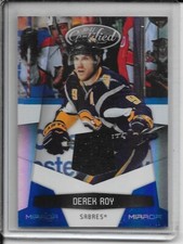 2010-11 Certified Derek Roy Mirror Blue Jersey # 20 #d/100