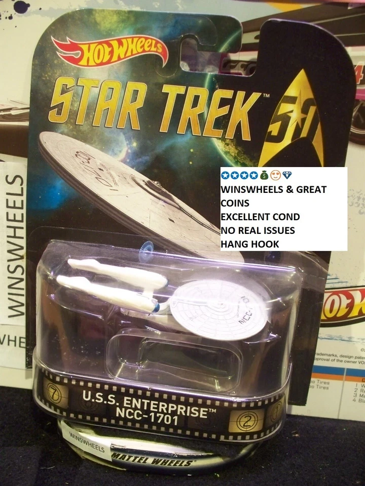 2015 HOT WHEELS USS ENTERPRISE NCC-1701 💰😍💎 - Image 1 of 1