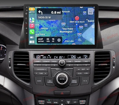 For Acura TSX 2009 2010 2011 2012 Android 14 Apple Carplay Car Stereo Radio GPS Foto 1 de 4