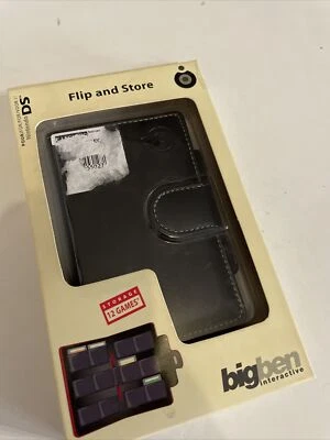 BIG BEN NEUF NEW pochette rangement 12 cartouche jeux nintendo 3DS DS switch noir
