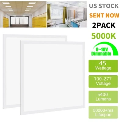 2x2 Back Lit LED Flat Panel - 45W, 5,800 Lumens, 5000K,Dimmable | Commercial LED - Image 1 of 4