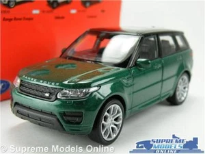 RANGE ROVER MODEL CAR GREEN 1:36-1:38 SCALE WELLY NEX 4X4 OFF ROAD MK4 K8 - Picture 1 of 5