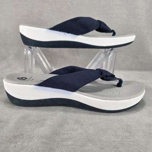 Clarks Cloudsteppers Arla Kaylie sandali infradito donna taglia 9M blu grigio