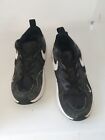 Nike Air Max Fusion Childs Size Uk 1 Black Suede White Soles Soles Vgc Used