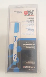 Itw Chemtronics CW3300G Circuit Works Overcoat Pen Green  4.9gr .16 oz. - Picture 1 of 2