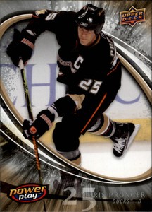 2008-09 Upper Deck Power Play Anaheim Ducks Hockey Card #8 Chris Pronger