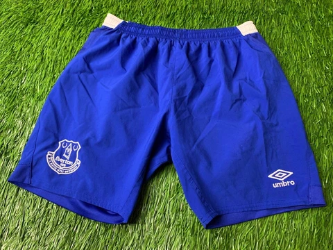 EVERTON ENGLAND 2019/2020 FOOTBALL SHORTS TRAINING UMBRO ORIGINAL SIZE YOUNG XL Cover