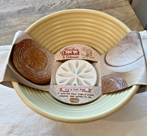 Talisman 2-in-1 Gärkorb & Präger Neu mit Etikett Vorbereitung & Proof Brot - Bild 1 von 5