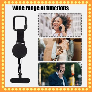 Retractable Anti-Theft Holder For Phone Hanging Rope Lanyard Strap Keychain IW - Picture 1 of 12