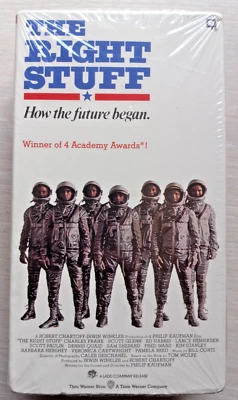 The Right Stuff How The Future Began VHS 2-Tape Set Charles Frank Scott 1991 - Image 1 of 4