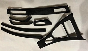 BMW 3 E90 E91 Alcantara Interior Trim Kit CIC Center Console Moldings Covers LHD - Picture 1 of 24