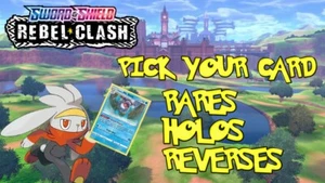 JCC Pokémon - Rebel Clash elige tu tarjeta | RARO / HOLO / REVERSO - Imagen 1 de 1