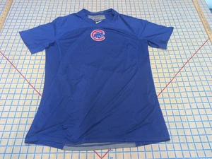 Nike Pro Chicago Cubs Dri Fit Fitted T-Shirt Mens Large MLB Performance~6 - Picture 1 of 7