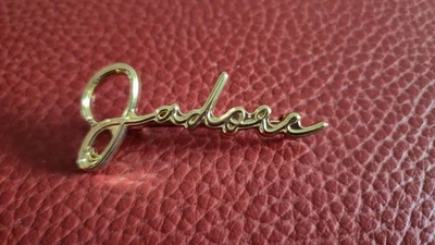 DIOR  Jadore Anstecknadel, goldfarben, 5 x 2,2 cm - Bild 1 von 2