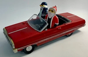 Gemmy Santa Clause & Reindeer 64 Impala Low Rider- UNTESTED - Picture 1 of 5