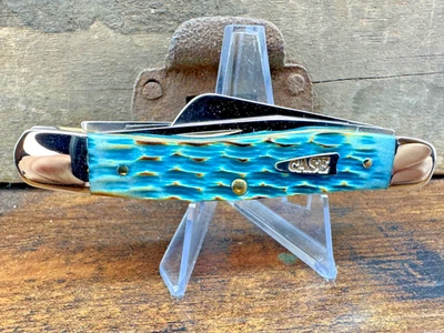 Cuchillo Case XX 6318 SEÑAL HUMO AZUL CIELO 2024 Plantilla Crandal Foto 1 de 4