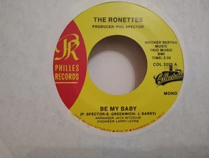THE RONETTES - "BE MY BABY - SO YOUNG" / COLLECTABLES RECORDS - Picture 1 of 2