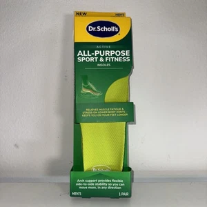Dr Scholls Men All-Purpose Sport Fitness Arch Support Shoe Insert Insole Sz 8-14 - Picture 1 of 2
