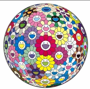 Takashi Murakami Flower ball Colorful, Miracle, Sparkle print ED300 NEW - Picture 1 of 2
