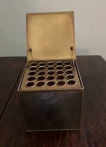 Cigarette Despenser box wonderful office decor 1940's/50's Brass/Metals - Picture 1 of 10