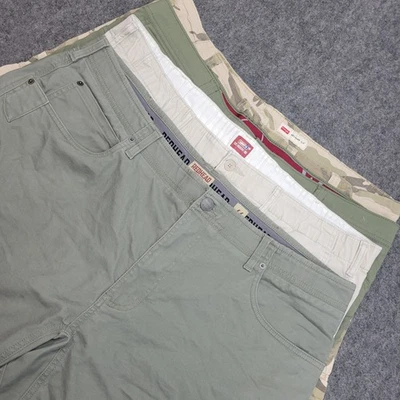 Levis Chino Shorts Mens 44/46 Multi Relaxed Fit Comfort Big Cammo Pocket LOT - Image 1 of 4