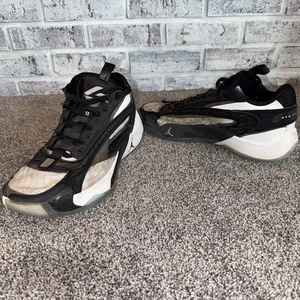 Nike Air Jordan Luka 2 TB Mens Sz 8.5 Black White Basketball Shoes FN7400-100 - Picture 1 of 8