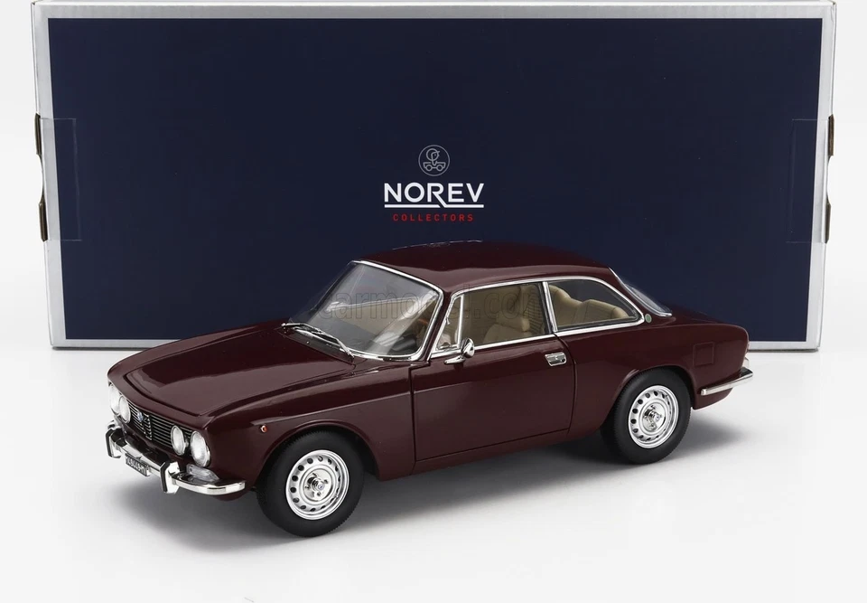 NOREV COLLECTORS 1 18 DIE CAST AUTO ALFA ROMEO 2000 GTV 1973 MARRONE 187916